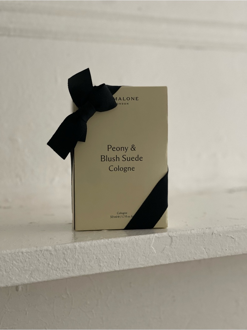 Jo Malone Cream Box with Black Ribbon